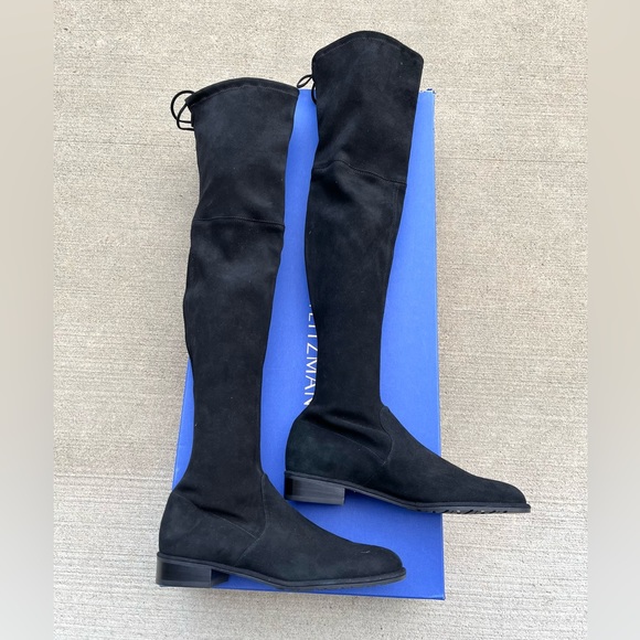 Stuart Weitzman
Lowland Suede Thigh-High Boots - Picture 4 of 11